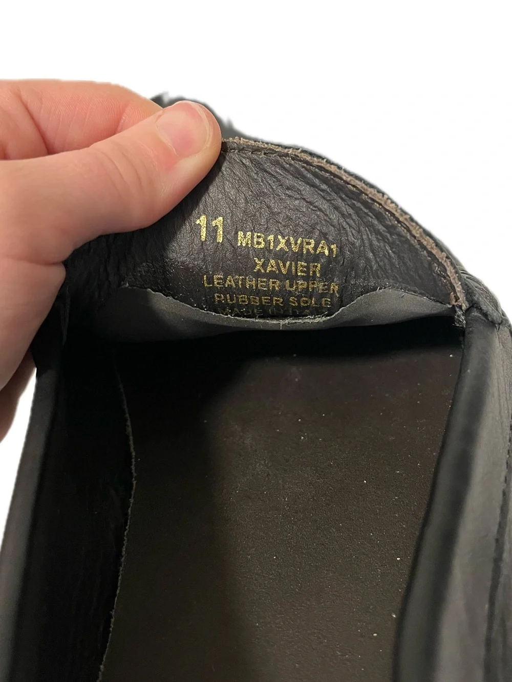 Bruno Magli Men’s Black Leather Loafers Driving Shoe Size 11
